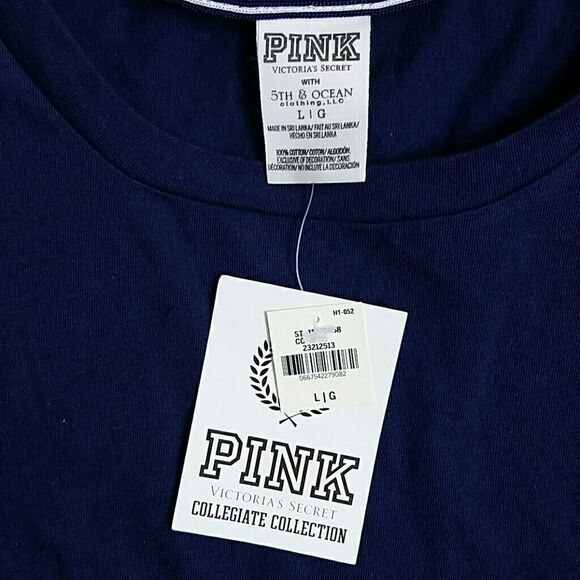Pink Victoria's secret shirt bear territory NWT - Picture 2 of 7